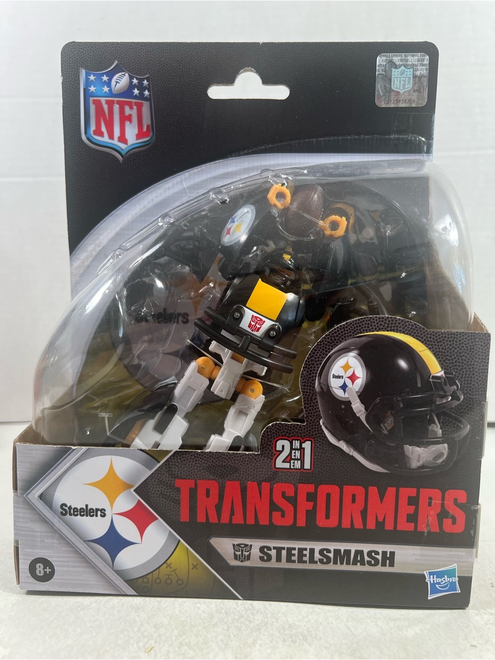 Transformers x NFL Pittsburgh Steelers 2 In 1 Steelsmash!